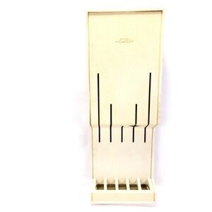 Cutco Plastic Wall Rack Hanging Knife Storage Fork Tray Holder #1742 5 slot
